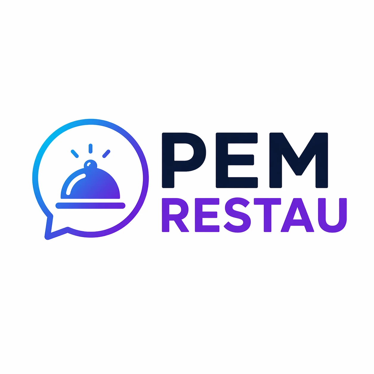 Interface de l'application PEM Restau - commande à table par QR code